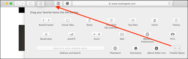 how to edit safari toolbar