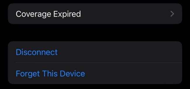Use "Forget This Device" to remove AirPods from your device and Apple ID