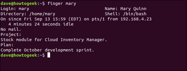 How to Use the finger Command on Linux