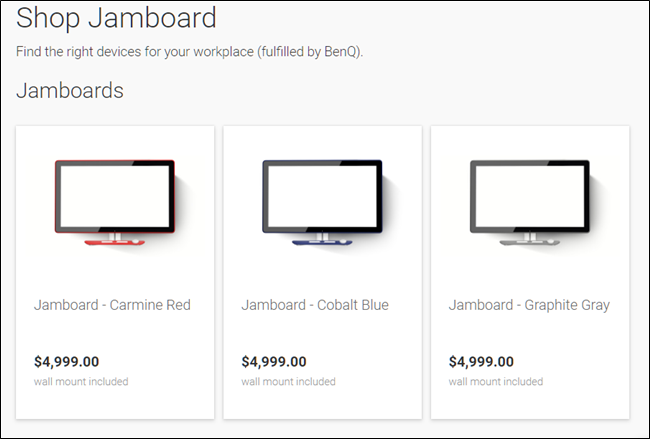 Shop for Jamboard.