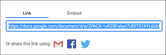 A link highlighted and ready to be copied in Google Drive.