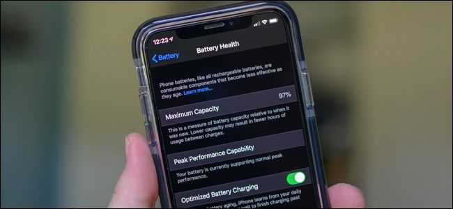 Apple iPhone Battery Health Menu
