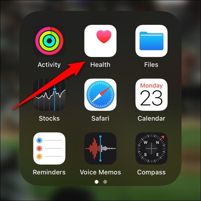Apple iPhone Select Health App