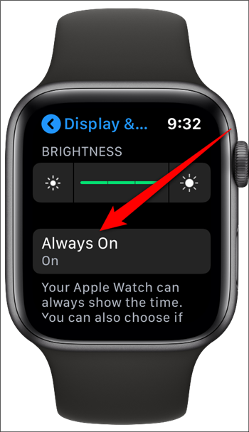 Apple Watch Tap Always On