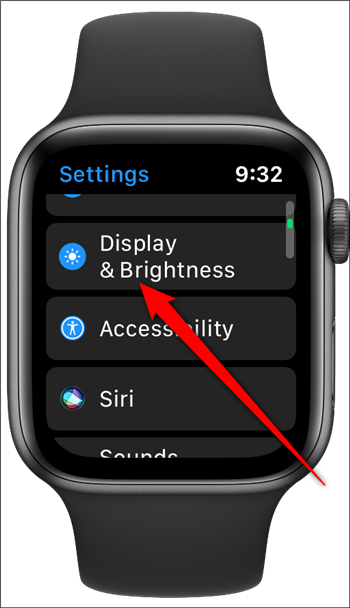 Apple Watch Tap Display & Brightness