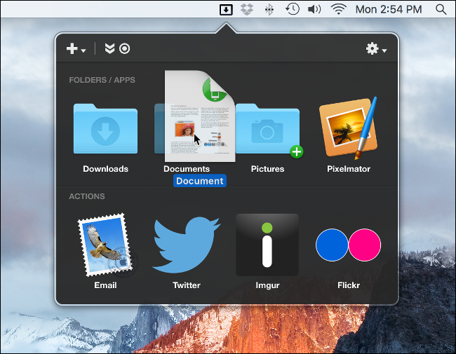 Dropzone for Mac