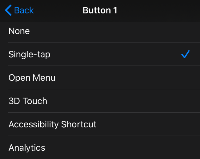 Available Mouse Button Inputs in iOS 13 (iPadOS 13)