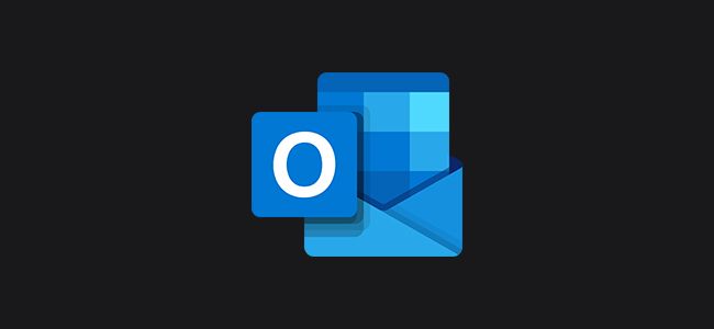 Microsoft Outlook Logo with Dark Background