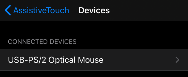USB and PS/2 Mouse Connection in iOS 13 (iPadOS 13)