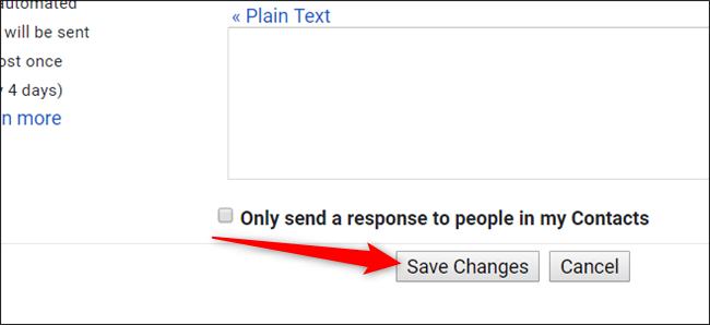 Scroll to the bottom and click &quot;Save Changes.&quot;