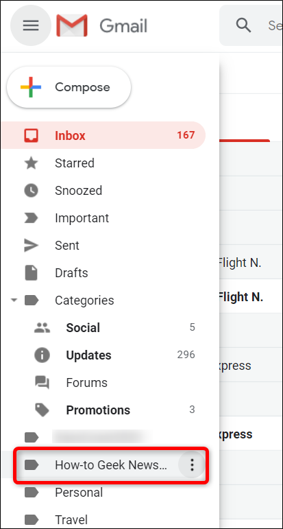 The side panel in Gmail. 