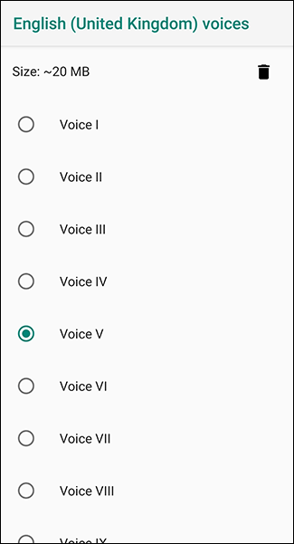 In your language menu, choose your gendered voice