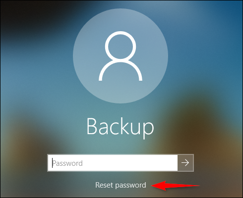 Offline Account Reset Password