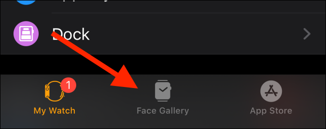 Switch to the Face Gallery tab