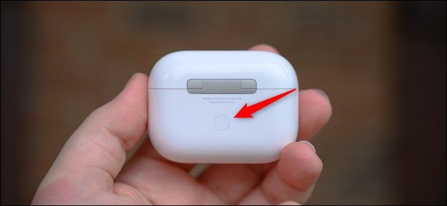 Apple AirPods Pro Back of Case with Pairing Button