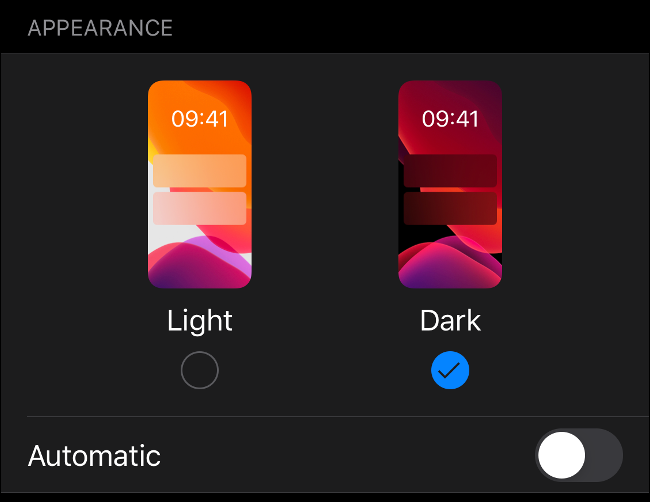 Enable Dark Mode in iOS 13