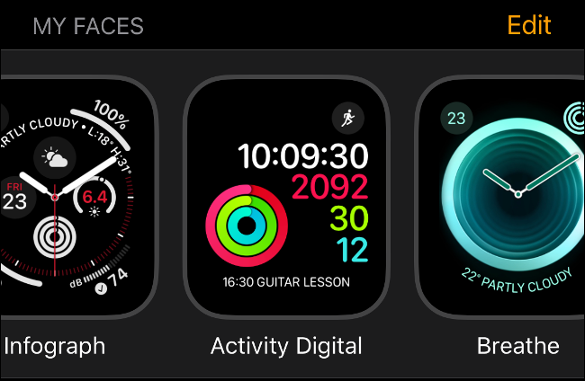 Apple Watch Faces in watchOS 6