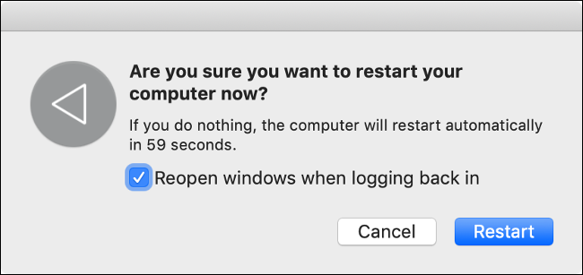 Restart Your Mac