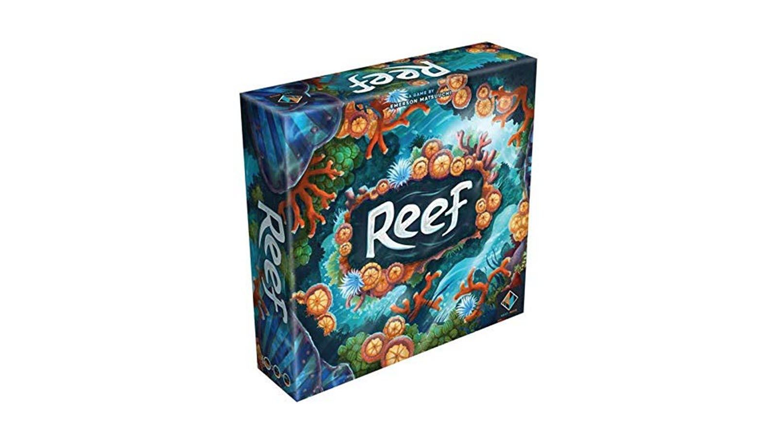 The Reef board game box.