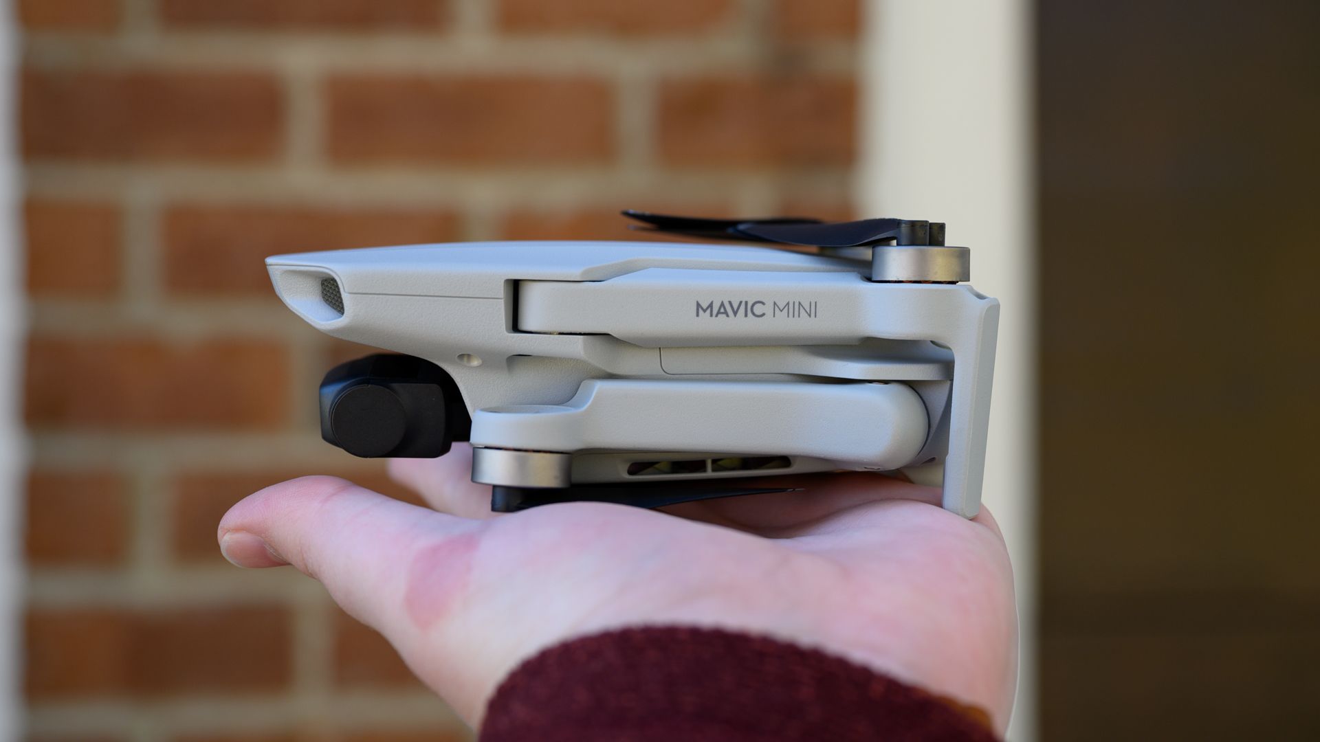 DJI Mavic Mini Folded in Hand