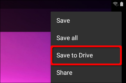 Save To Drive Mobile