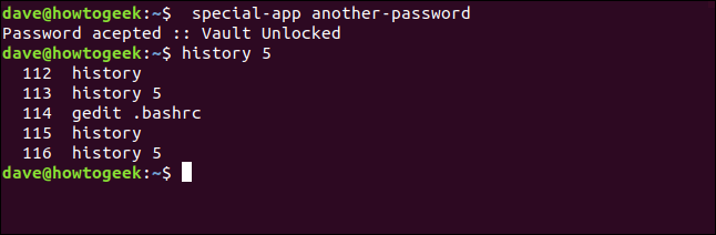 special-app another-password in a terminal window