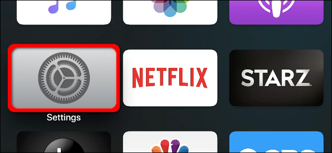 Apple TV Settings App