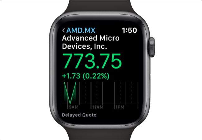 Apple Watch AMD Stock