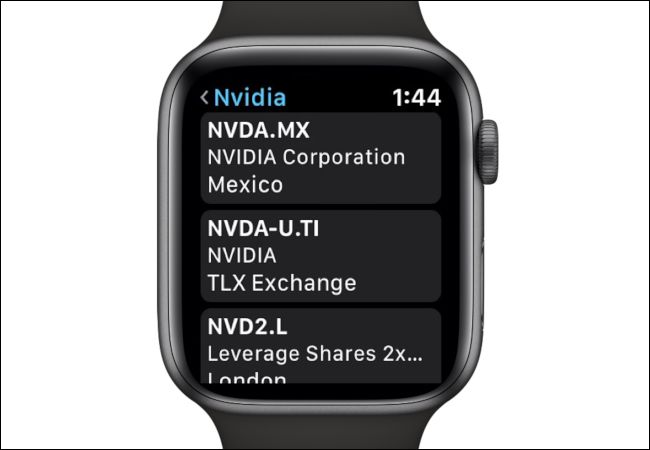 Apple Watch Nvidia Stock