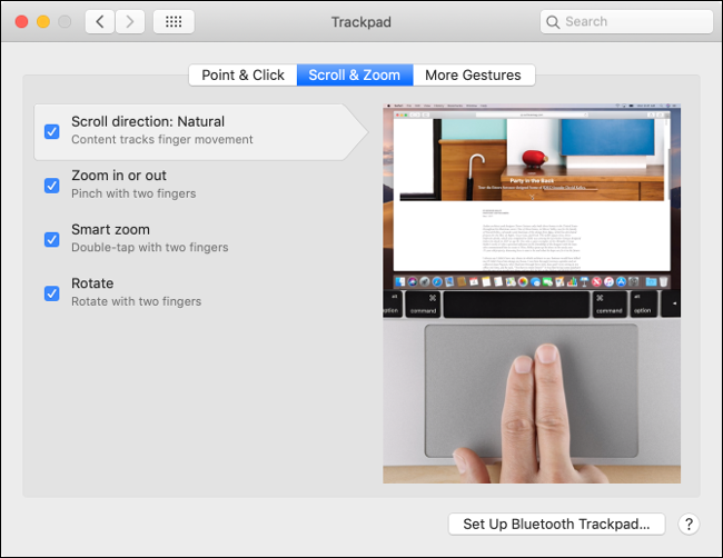 Customize Trackpad Behavior in macOS