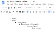 How To Create Multilevel Lists In Google Docs