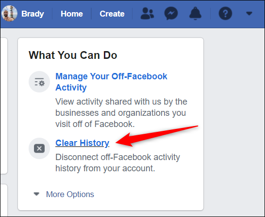 Click "Clear history" from the right side of the page.