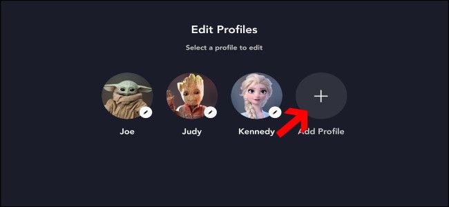 Disney+ Add Profile