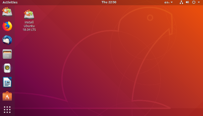 An Ubuntu Linux 18.04 LTS desktop.