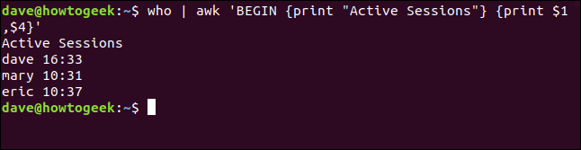 How To Use The Awk Command On Linux