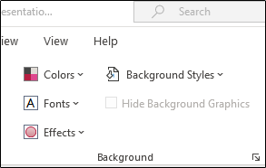 Background options