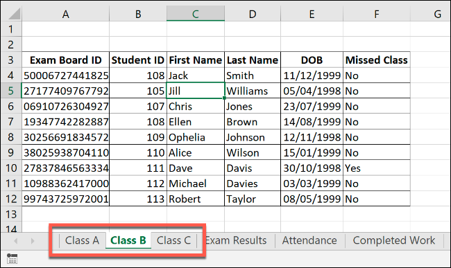 How to Group Worksheets in Excel