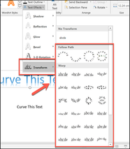 How To Curve Text In PowerPoint