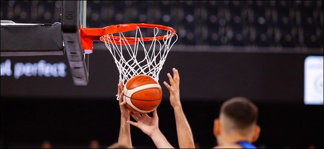 Basketball Shot into Net