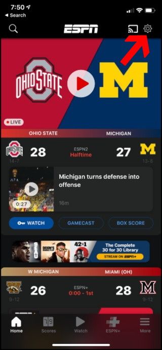 ESPN Home Page
