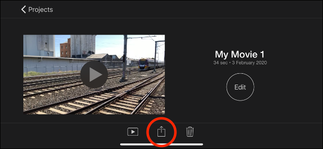 Share Finished Videos Direct from iMovie to Apps or Media Library