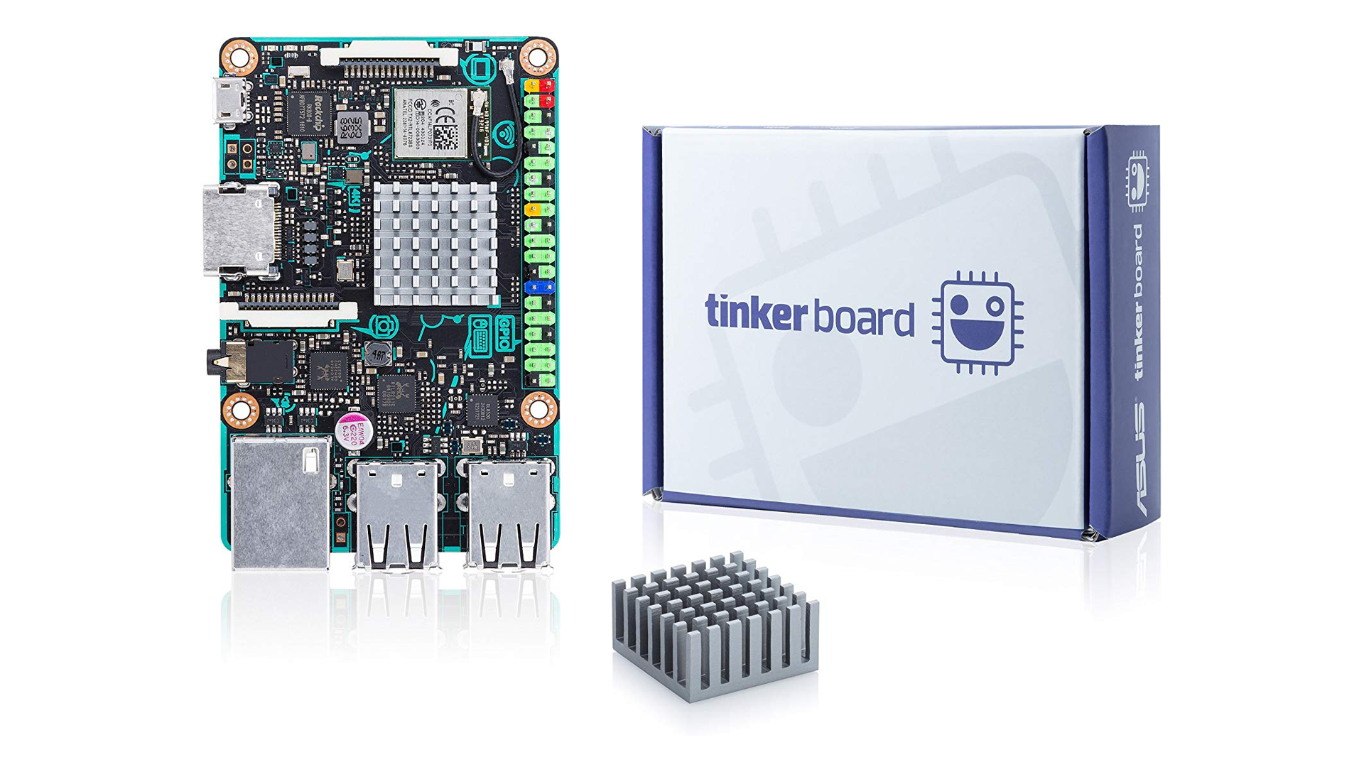 The ASUS Tinker Board.