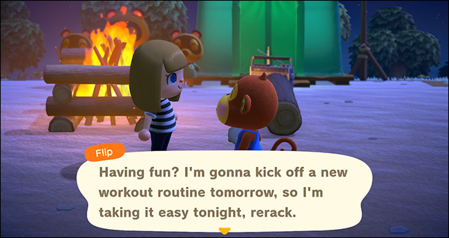 Interacting with residents in &quot;Animal Crossing: New Horizons&quot;