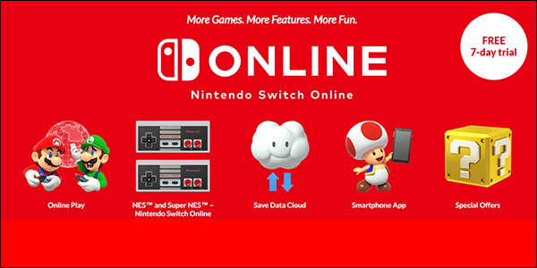 Nintendo Online Subscription Header