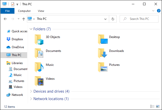 How to Use File Explorer Without a Mouse on Windows 10