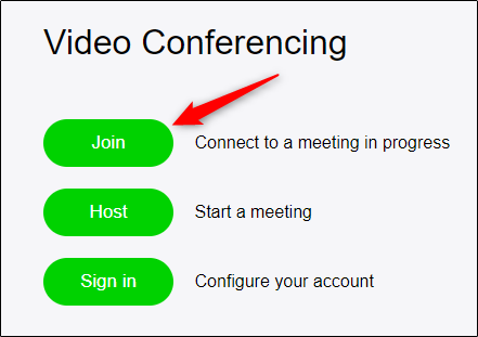 join meeting via web browser