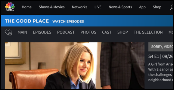 NBC.com The Good Place