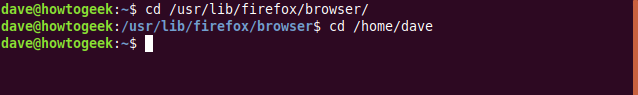 cd /usr/lib/firefox/browser/ in a terminal window