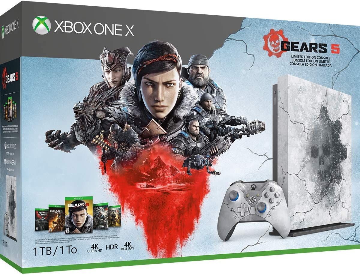 The Xbox One X limited Gears 5 Edition.