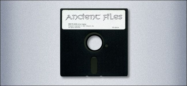 A 5.25" Floppy Disk with Ancient Files on it